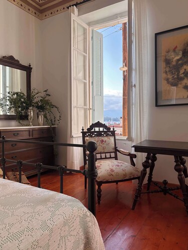 Poros Chic Seaside Neo-Classical Apartment w/ Terrace