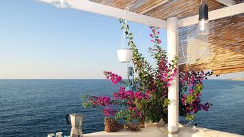 Uitzicht vanuit accommodatie