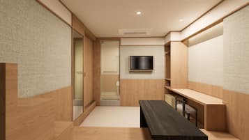 Deluxe Quadruple Room, City View | Laptop workspace, blackout drapes, soundproofing, free WiFi