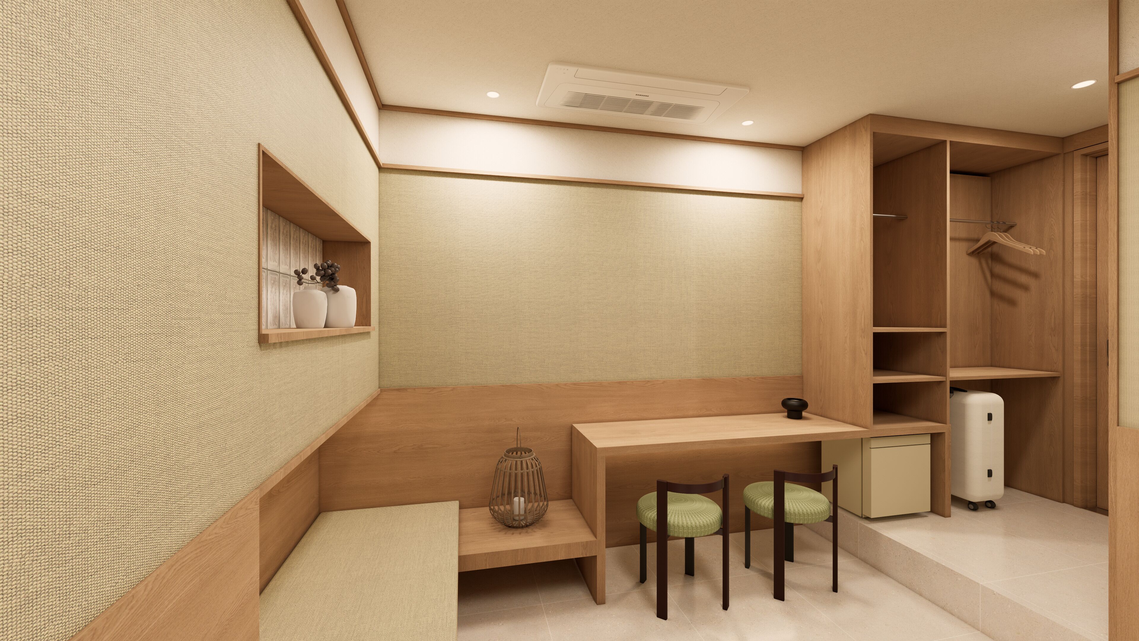 Deluxe Quadruple Room, City View | Laptop workspace, blackout drapes, soundproofing, free WiFi