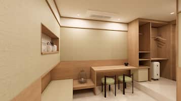 Deluxe Quadruple Room, City View | Laptop workspace, blackout drapes, soundproofing, free WiFi