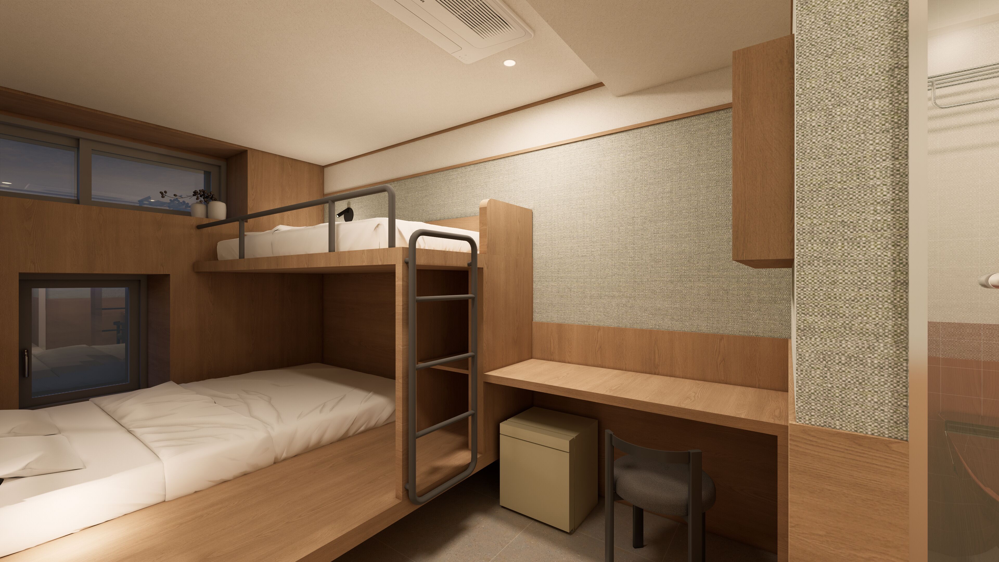 Standard Triple Room | Laptop workspace, blackout drapes, soundproofing, free WiFi