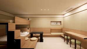 Deluxe Quadruple Room, City View | Laptop workspace, blackout drapes, soundproofing, free WiFi - Mok Hostel Seoul Myeongdong (Seoul)