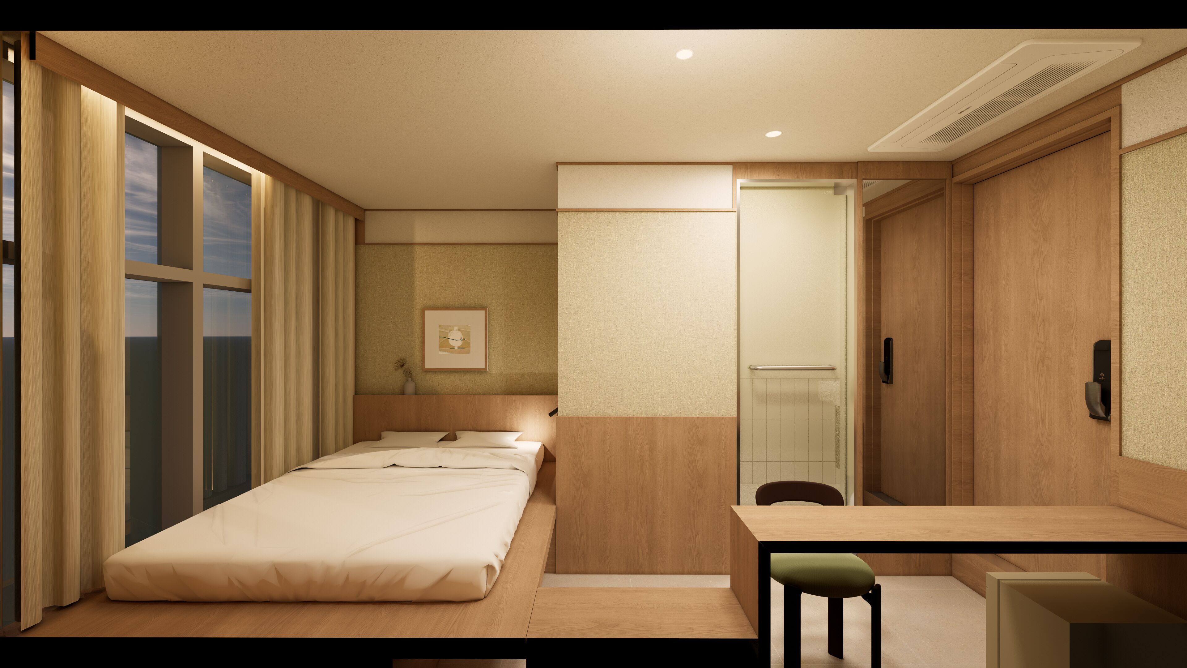 Standard Double Room | Laptop workspace, blackout drapes, soundproofing, free WiFi