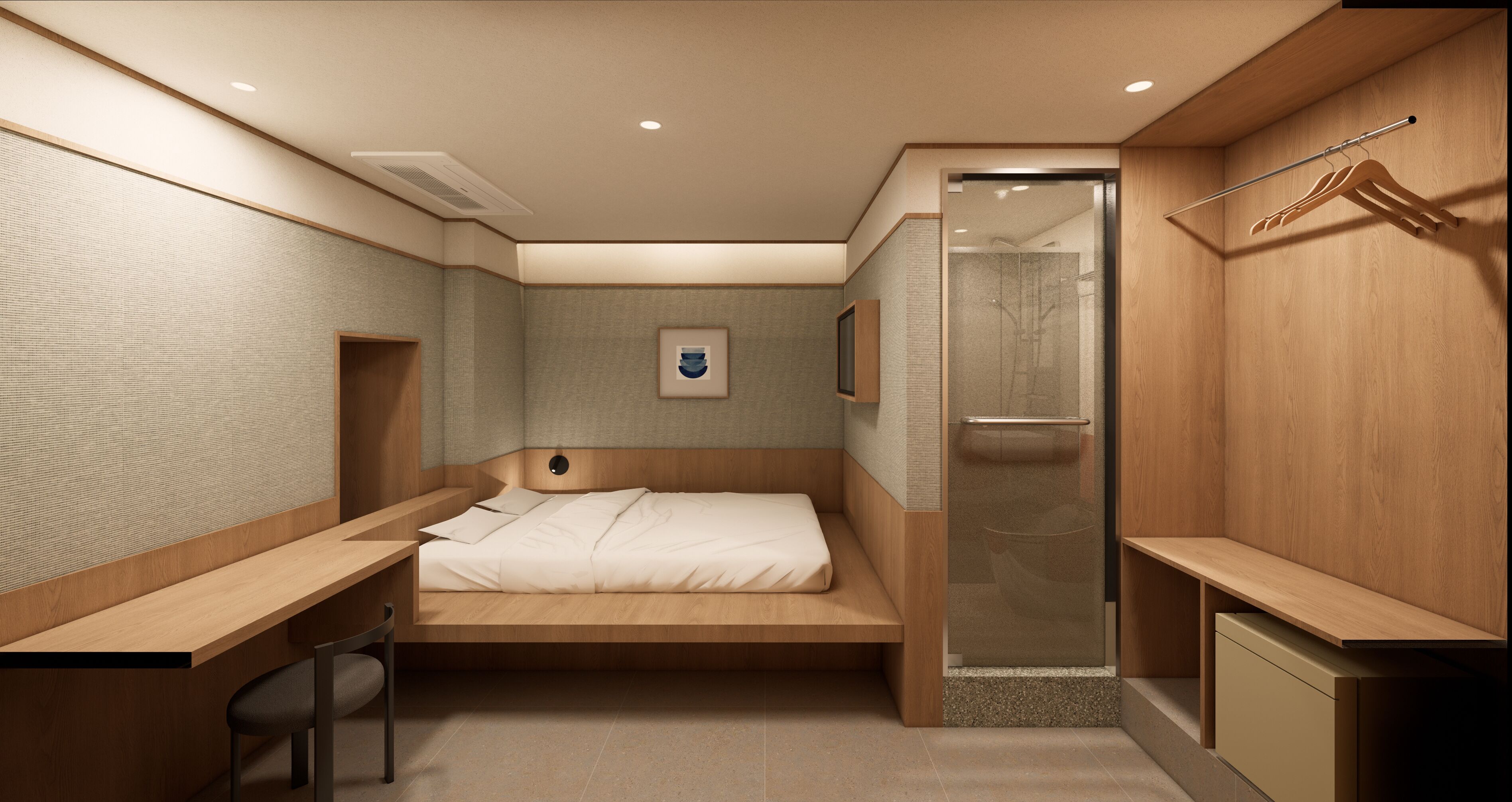 Deluxe Double Room | Laptop workspace, blackout drapes, soundproofing, free WiFi