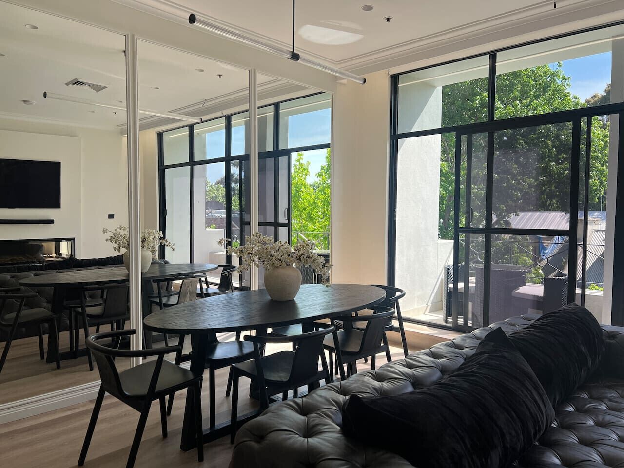 TV, fireplace, stereo