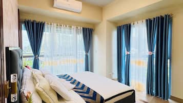 Departamento de lujo, balcón, vista a la bahía | Wifi gratis