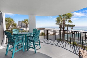 Outdoor dining - Beachside Retreat with Walk to Dining & Shops (Panama City Beach)