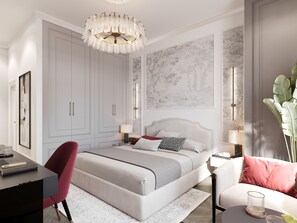 Suite | Desk, laptop workspace, free WiFi - White Gallo Residences (Belgrade)