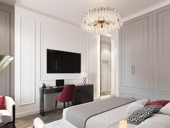 Suite | Desk, laptop workspace, free WiFi - White Gallo Residences (Belgrade)