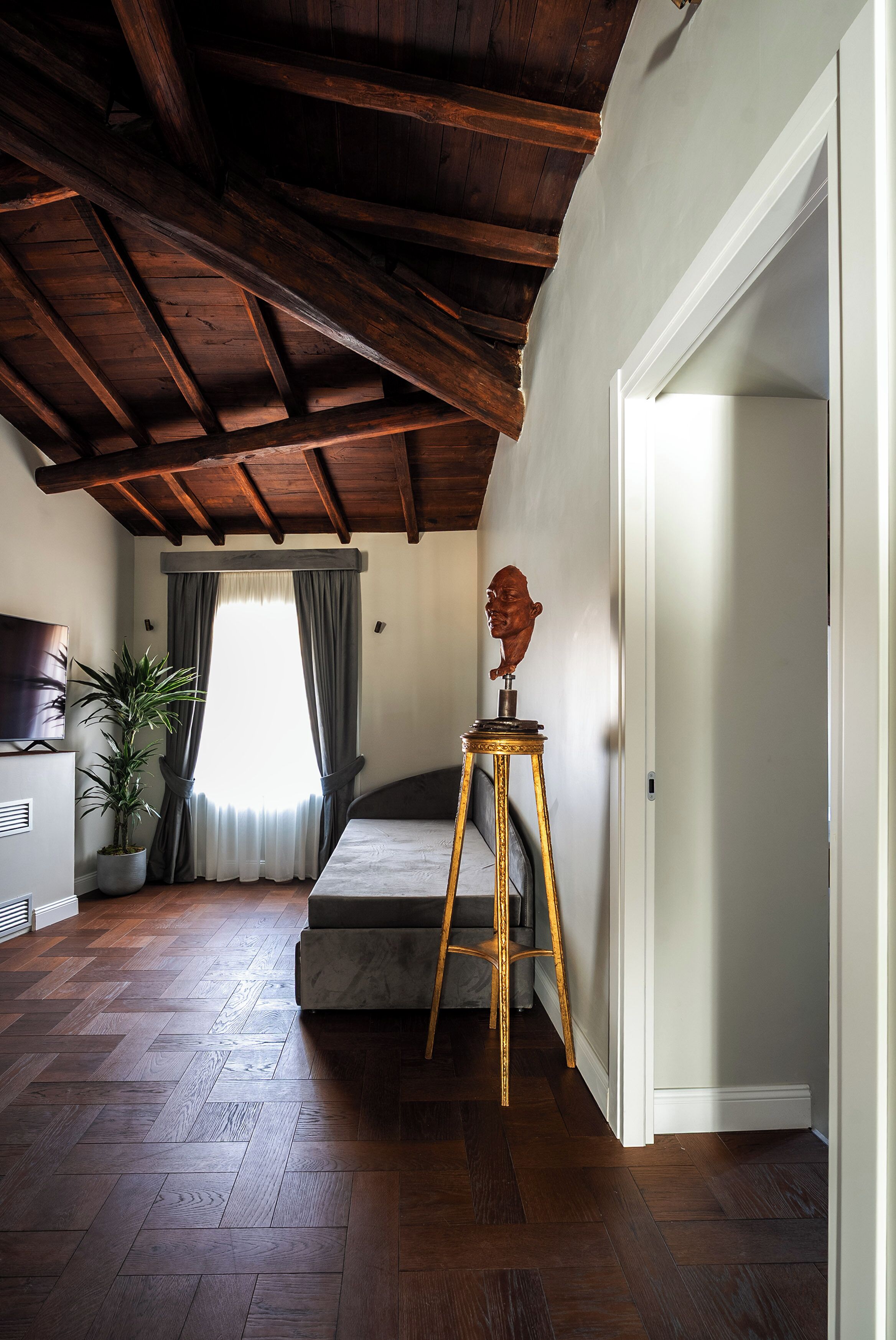 Luksussuite, fjellutsikt | Oppholdsområde