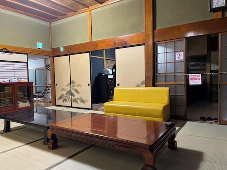 Lobby. Echigo-Tsumari Art Triennale near the ski resort.