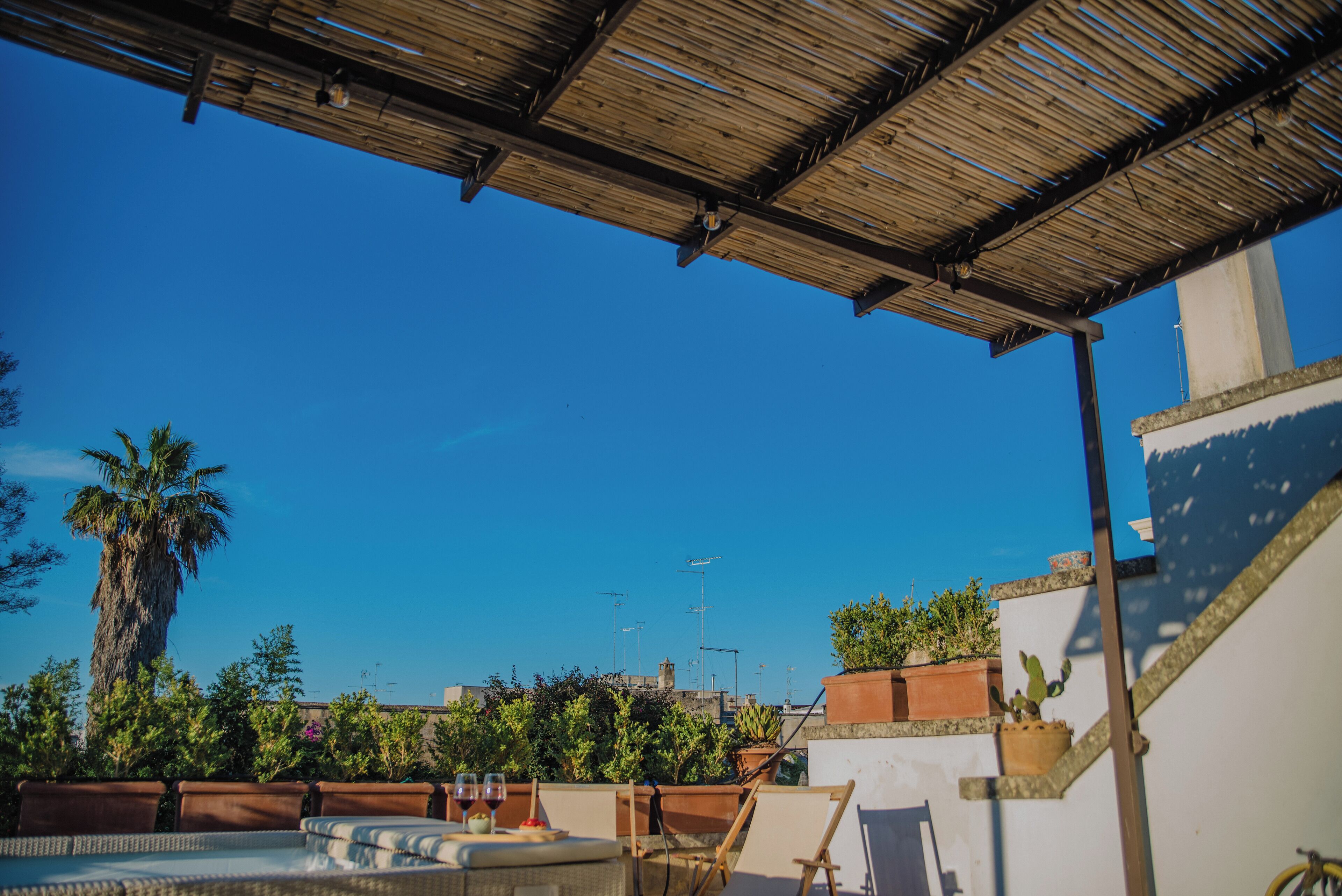 Appartamento Deluxe, vista giardino | Terrazza/patio