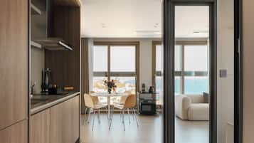 Family Two Room Panorama Ocean | Vardagsrum | 55-tums smart-tv med kabelkanaler