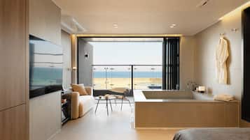 Studio Private Spa | Cortinas blackout, ferros/tábuas de passar roupa, Wi-Fi de cortesia
