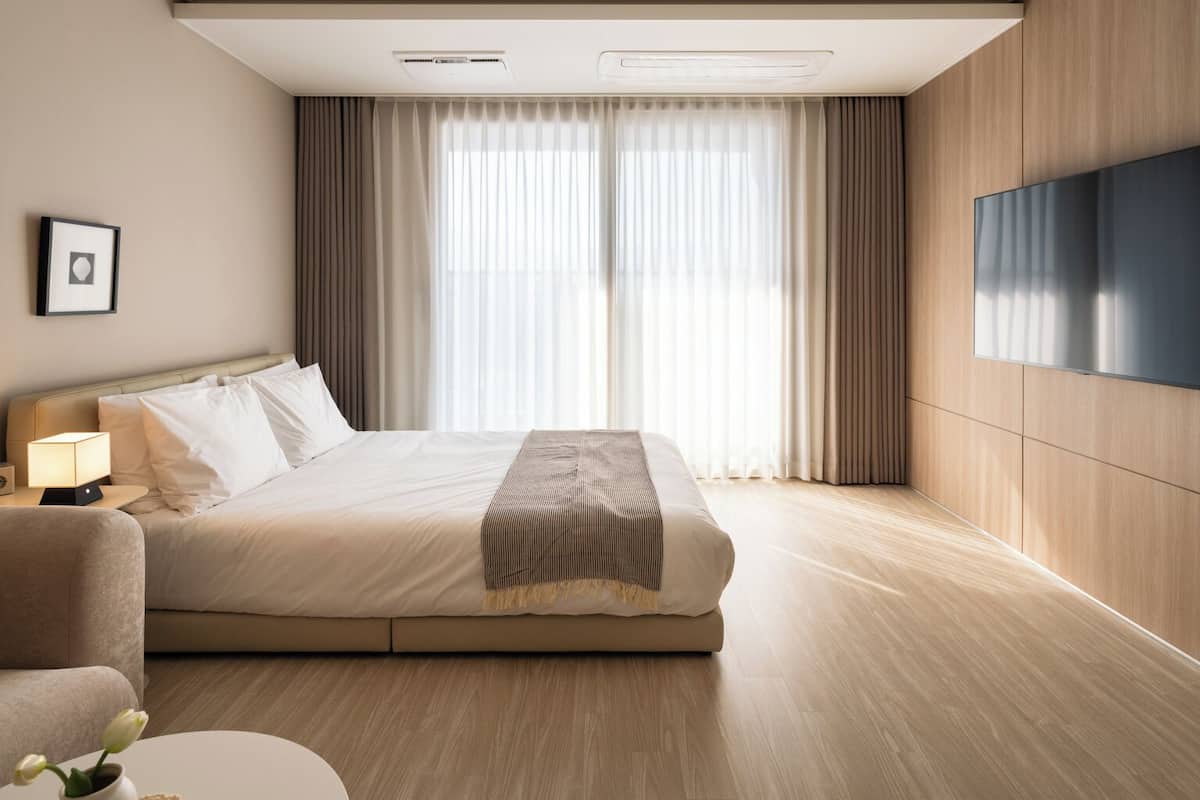 Blackout drapes, iron/ironing board, free WiFi