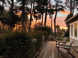 Terrace/patio - Peaceful Seaside Farmhouse, near Moonstone Beach and Redwood National Park (Trinidad)