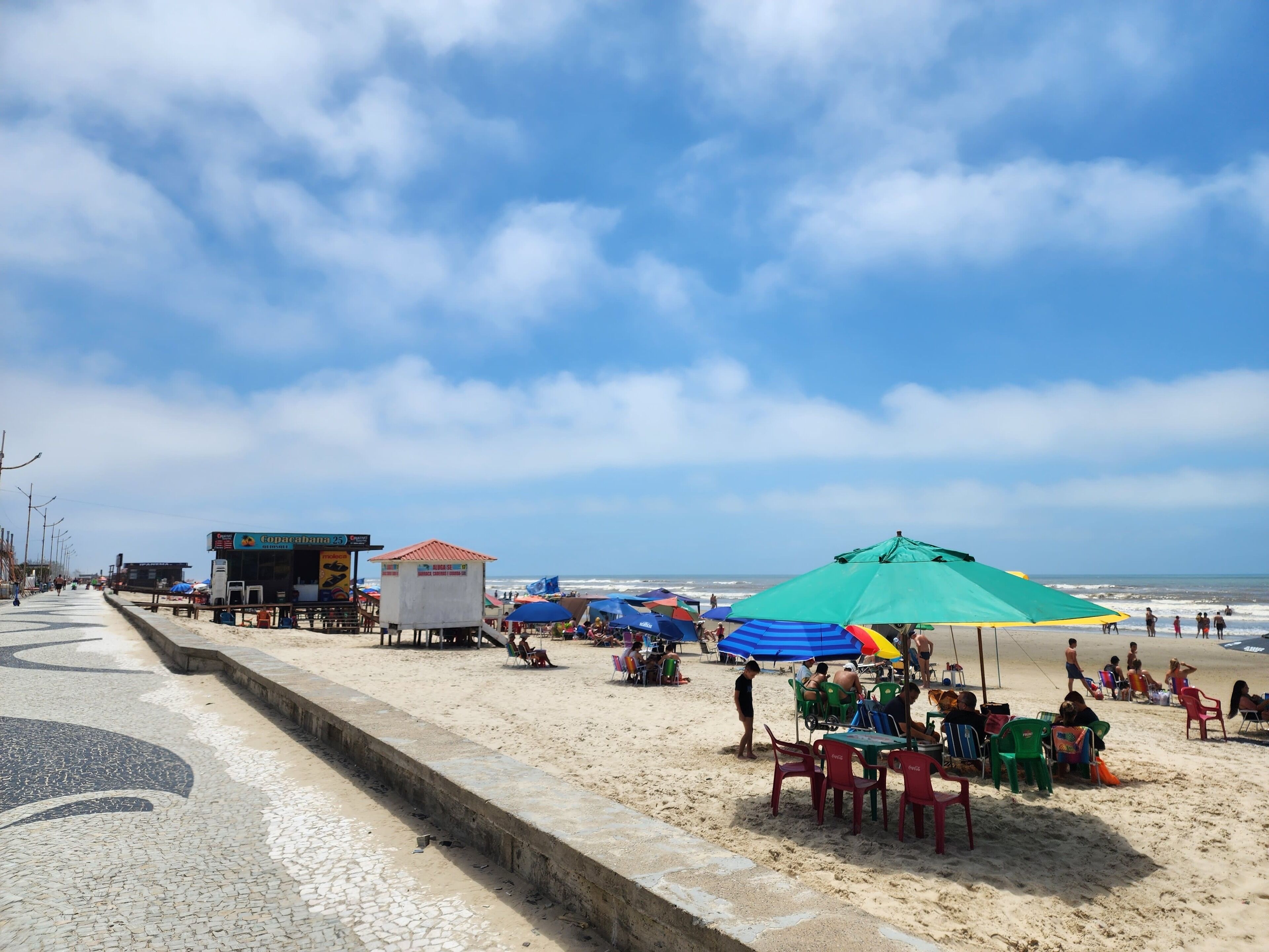 Camastros y toallas de playa 