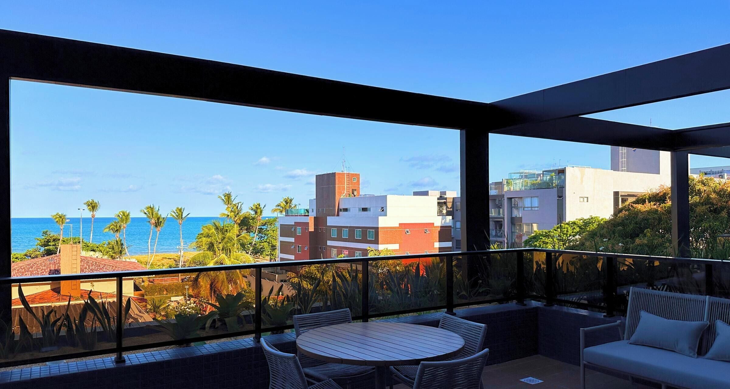 Estúdio luxo | Varanda coberta