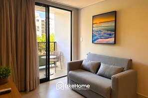 Family Apartment | Living area - HIT Cabo Branco - LikeHome Hospedagens (João Pessoa)