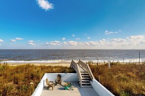 House (5 Bedrooms) | Front of property - 5BR Beachfront Home w/ Large Deck, Grill, W & D (Milford)