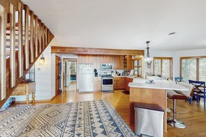 House (3 Bedrooms) | Interior - 3 BR Lakefront House w/ Private Beach & Dock (Albrightsville)