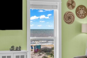 Interior - Steps to Shore! 'just Beachy' Home w/ Deck + Views (Port Bolivar)