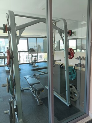 Apartment, Mehrere Schlafzimmer, barrierefrei, Raucher | Fitnessbereich