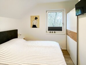 Een strijkplank/strijkijzer, gratis wifi