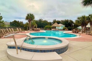 A heated pool - Coastal Cottage at The Rookery – Fort Morgan, AL (Gulf Shores)