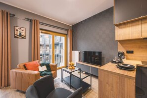 TV - Peaceful Courtyard Studio Close to Brda River (Bydgoszcz)
