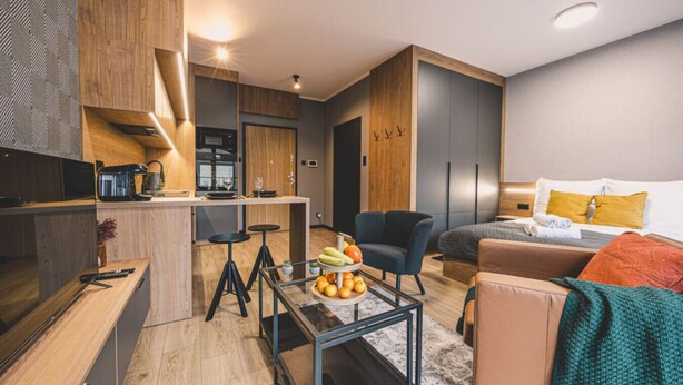 Interior - Peaceful Courtyard Studio Close to Brda River (Bydgoszcz)