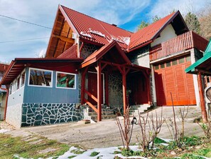Ferienhaus, 4 Schlafzimmer, Raucher, Balkon | Aussenbereich