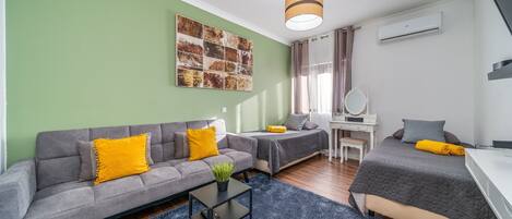 1 soverom, strykejern/-brett, wi-fi og sengetøy