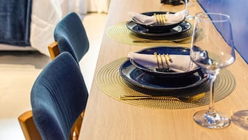 Luxury Apartment, Kitchen, Beachside | Living area | Offices