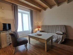 Living area - Gîte du figuier – Saint-Hilaire-de-Villefranche: Charm and Comfort in the Heart of the Village (Saint-Hilaire-de-Villefranche)