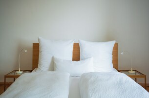Ropa de cama de alta calidad, cunas gratuitas y wifi gratis 