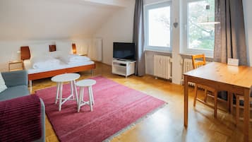 Comfort-Apartment, Küche, Stadtblick | Ausblick vom Zimmer