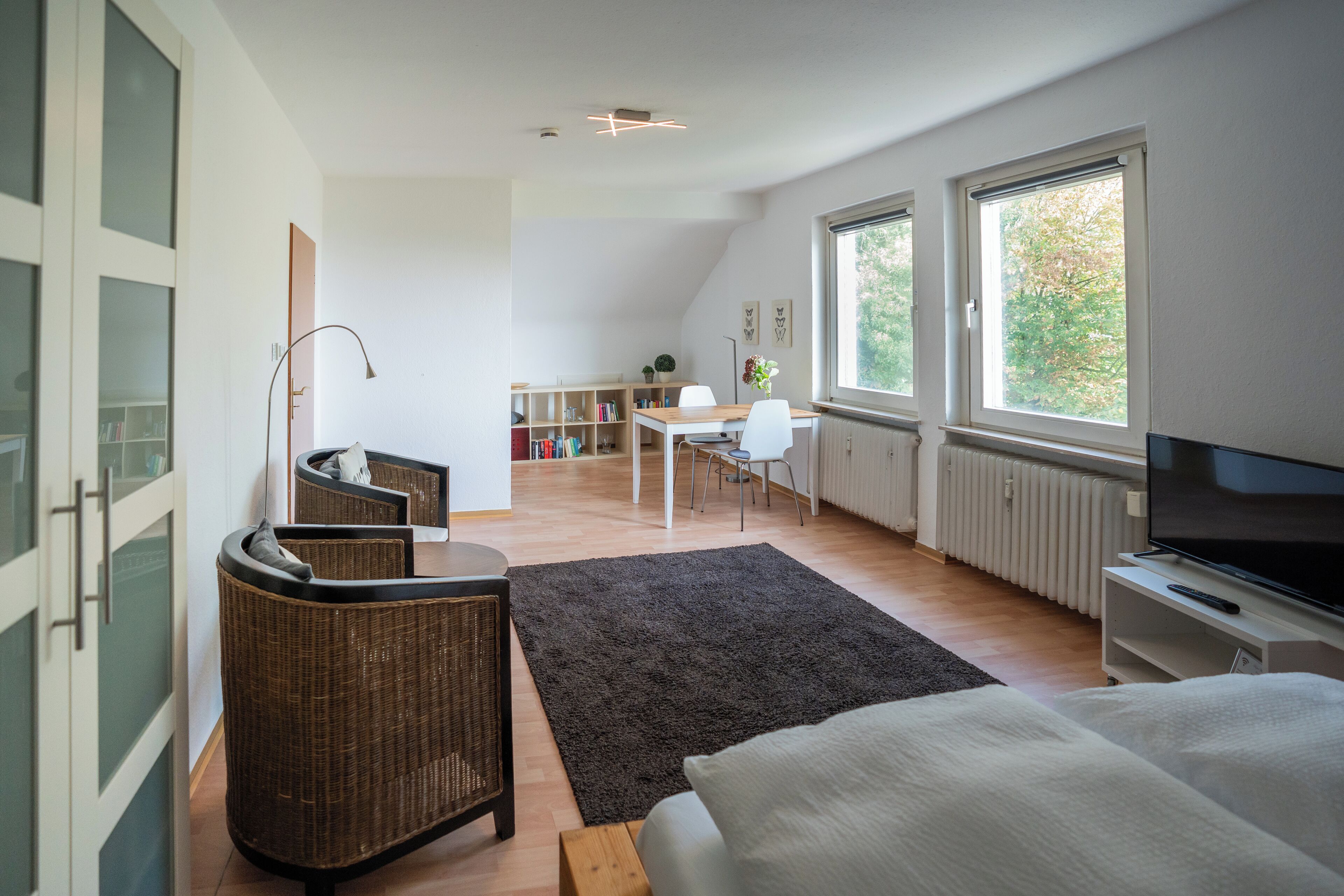 Comfort-Apartment, Küche, Stadtblick | Ausblick vom Zimmer