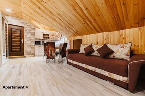 傳統公寓, 露台, 城市景 | 客廳