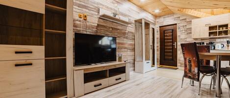 Appartement Tradition, patio, vue ville | Coin séjour