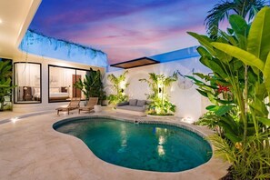 Outdoor pool - Romantic Bingin 1BR Private Pool Villa • Walk to Cafés & Surf (Bali)