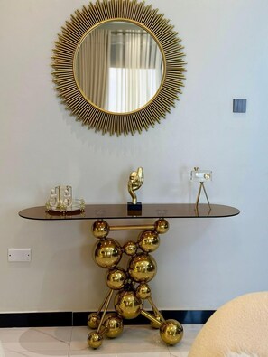 Deluxe Apartment, Balcony, City View | Living area - Simba Heights Kyanja (Kampala)