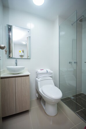 Superior-Studio, Stadtblick | Badezimmer