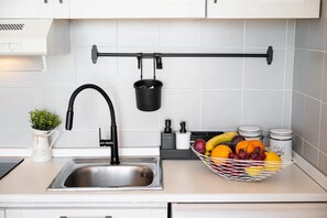 Apartment, 1 Bedroom, Balcony, Ocean View | Private kitchen - Modern Apartment Near Badesi Beach (Badesi)