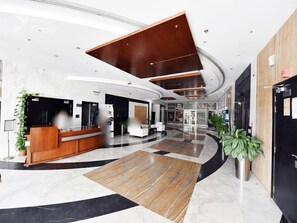 Reception - Cosmos Living Work-Friendly Metro Access (Dubai)