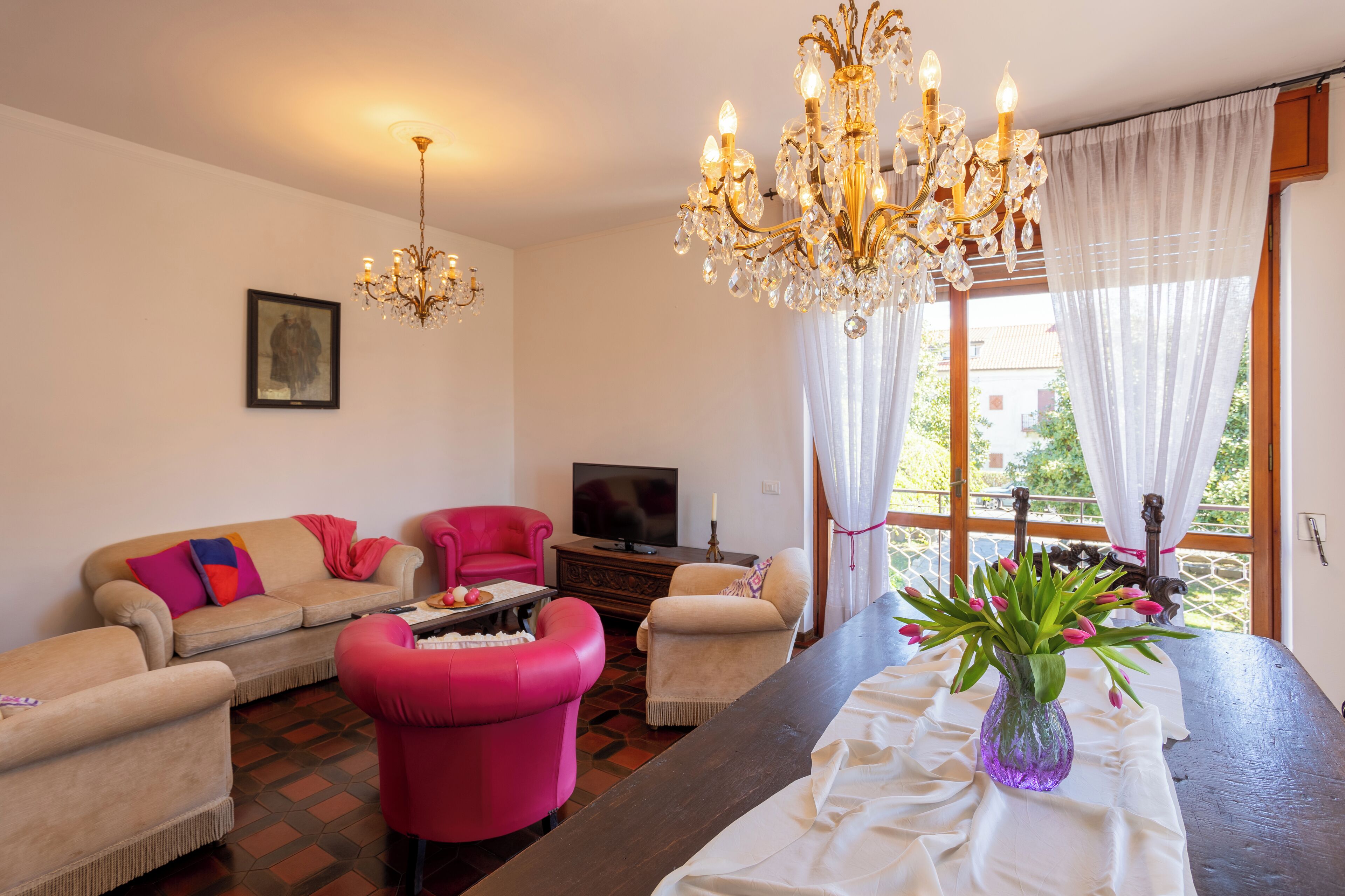 Villa Gabri 1 con terrazza e vista parco | Wohnbereich