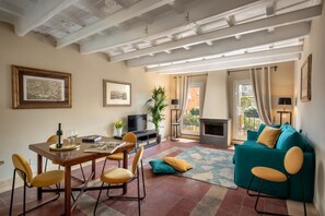 Living area - Daplace - Arianna Apartment (Roma)