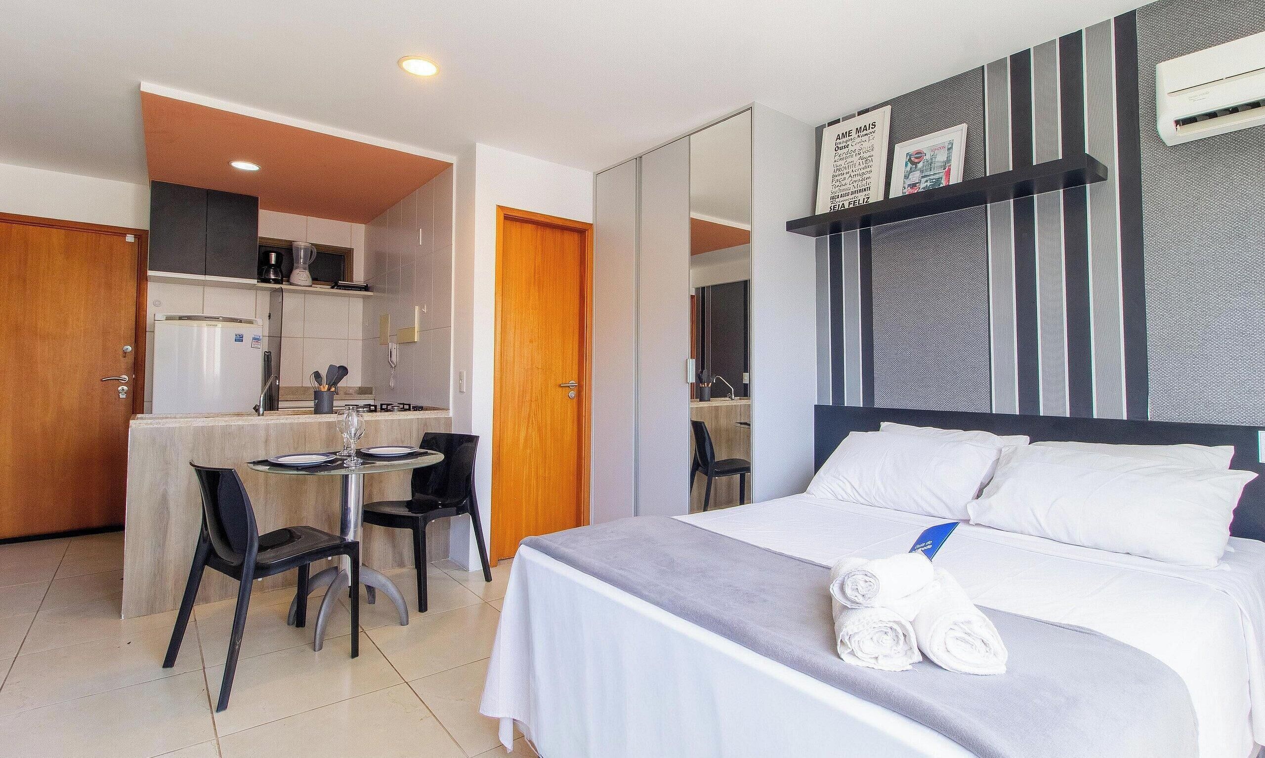 Apartemen Basic | 1 kamar tidur dan Wi-Fi gratis