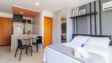 Apartemen Basic | 1 kamar tidur dan Wi-Fi gratis